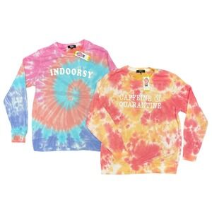 Modern Canvas Multi Color Crewneck Indoorsy Large